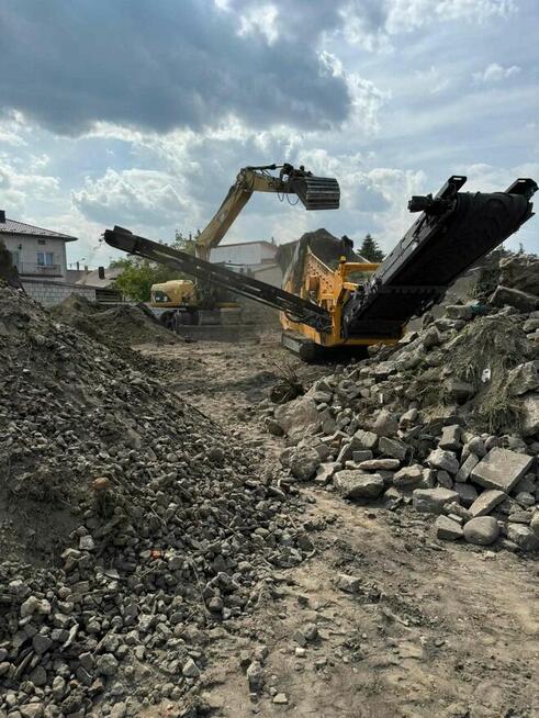 Usługi przesiewacz przesiewanie ziemi, gruz, kruszywa, piach Radom