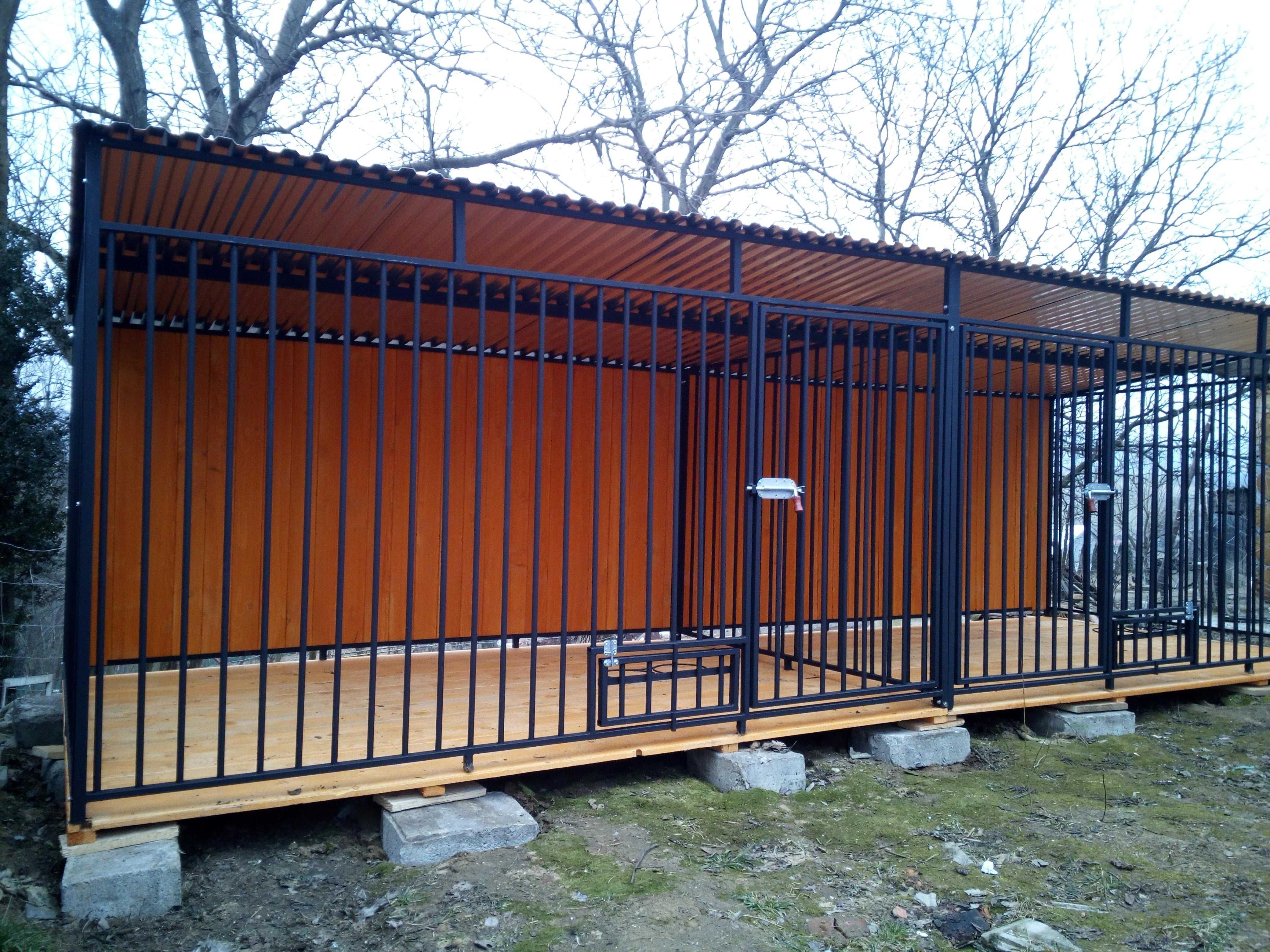 Kojec dla psa 6x2,podwójny boks dla psów,klatka z podłogą producent Radom